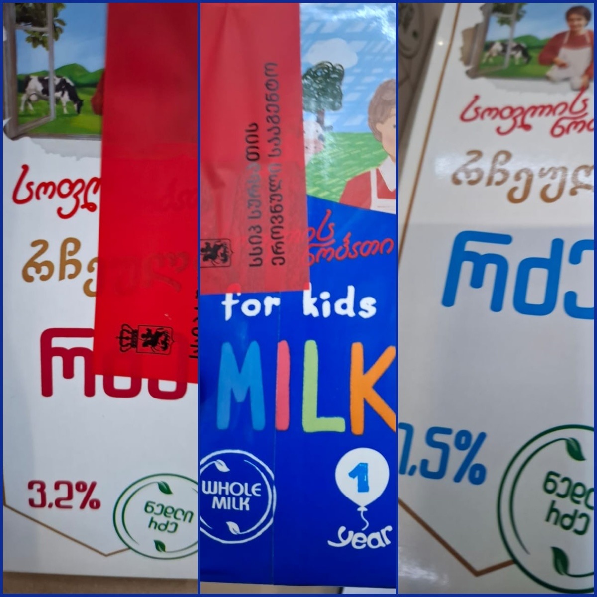 Aflatoxin M1 was detected in milk samples